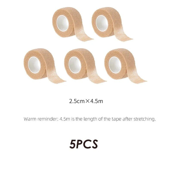 SearchFindOrder 5Pcs khaki Self Adhesive Furniture Guard Pro Shield Chair Leg Protectors Tape
