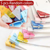 SearchFindOrder 5pcs-random colors Multi Color Triangular Corner Clip