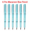 SearchFindOrder 6 macaroon blue Magic Flow 6-Piece Infinite Inkless Fountain Pen Set for Art, Sketching, and Kids' Gifts