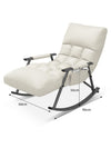 SearchFindOrder 60x96x56cm 1 Nordic Style Comfortable Rocking and Lounge Chair
