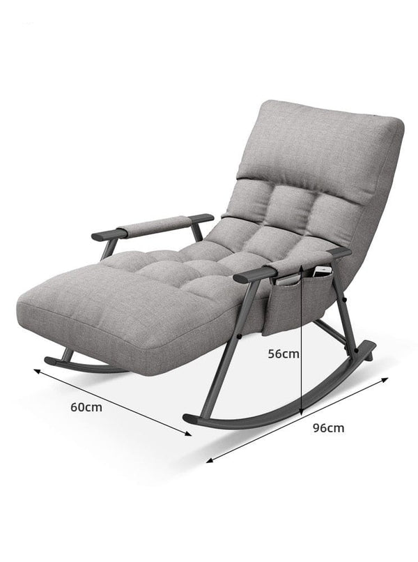 SearchFindOrder 60x96x56cm 2 Nordic Style Comfortable Rocking and Lounge Chair
