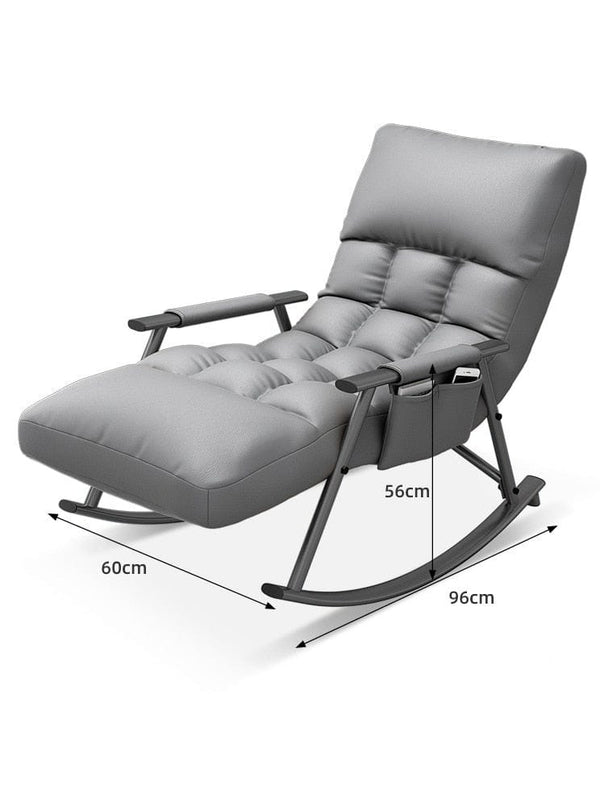 SearchFindOrder 60x96x56cm 5 Nordic Style Comfortable Rocking and Lounge Chair