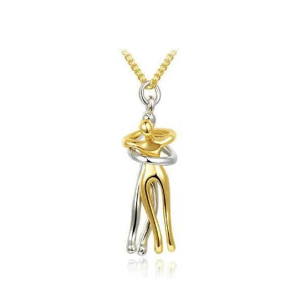 SearchFindOrder 67cm S Pendant Exquisite Couple's Hugging Pendant Necklace