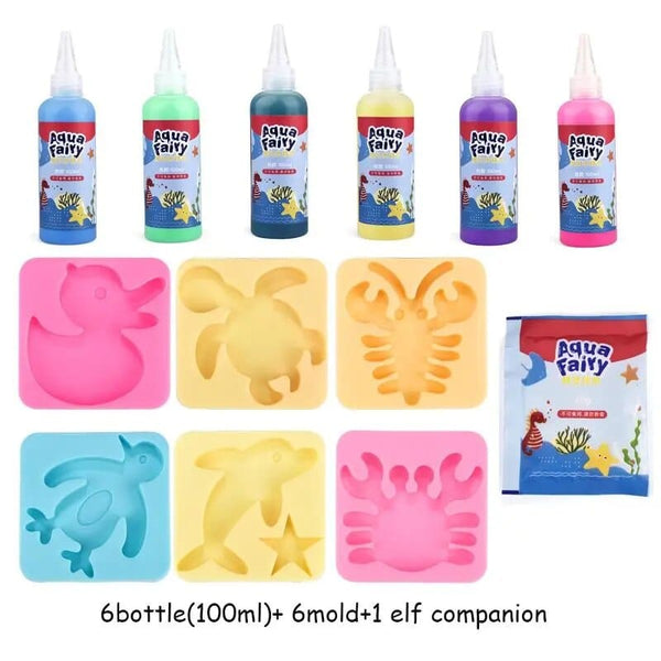 SearchFindOrder 6color 6mold 1 Magical Young Minds Craft & Education Kit The Enchanted Aquatic Elves Kit