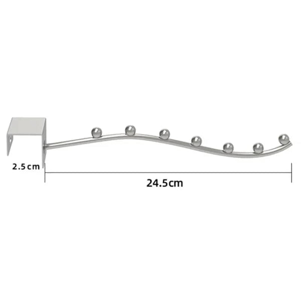 SearchFindOrder 7 beads Wall Mount Clothes Hanger