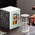 SearchFindOrder 720ML Glass Tea Pot Kettle Infuser