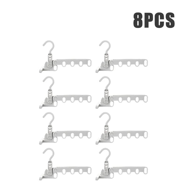 SearchFindOrder 8PCS Foldable Travel Clothes Hook