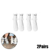 SearchFindOrder A White 2PCS 2 PCS Playful Magnetique Gaze Harmony Socks Black & White Edition