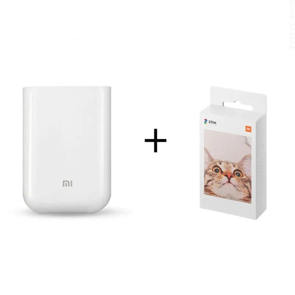 SearchFindOrder Add 20PCS Paper Bluetooth Xiaomi 5.0 AR Photo Magic Printer Multifunction