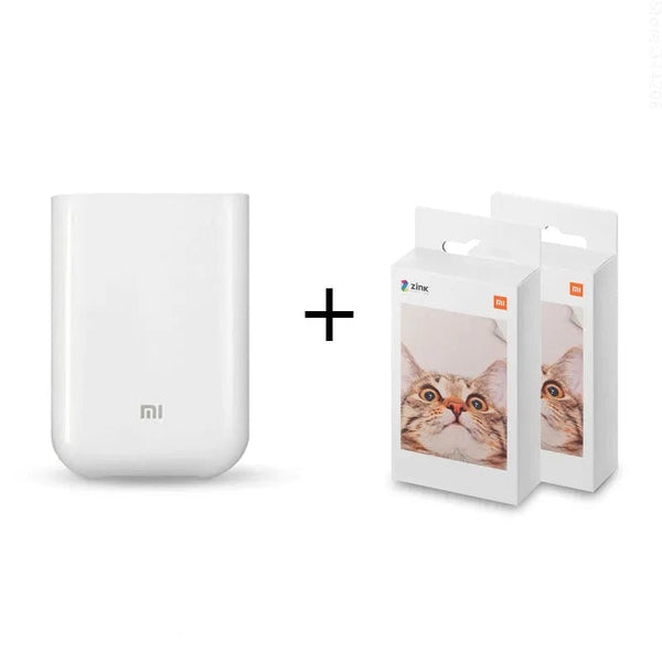 SearchFindOrder Add 40PCS Paper Bluetooth Xiaomi 5.0 AR Photo Magic Printer Multifunction