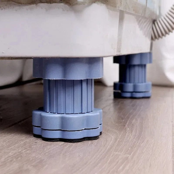 SearchFindOrder Adjustable Height Universal Washing Machine Foot Pads, Refrigerator Base Anti-Vibration Non-Slip Support Stands