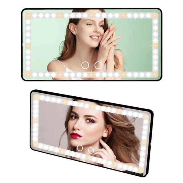 SearchFindOrder Adjustable LED Car Visor Makeup Mirror