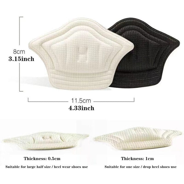 SearchFindOrder Adjustable Sport Shoe Heel Pads for Pain Relief & Protection (6pcs)