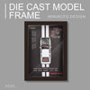 SearchFindOrder AE86 3D Alloy Metal Racing Car Photo Frame