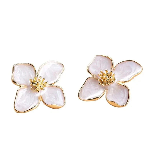 SearchFindOrder AEH83061 Floral Stud Earrings