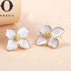 SearchFindOrder AEH83061 Floral Stud Earrings