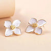 SearchFindOrder AEH83061 Floral Stud Earrings
