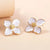 SearchFindOrder AEH83061 Floral Stud Earrings