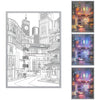 SearchFindOrder Anime LED Light Painting Enchanting Cityscape Edition