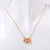 SearchFindOrder AprilPinkTransparent Stone Aura Necklace