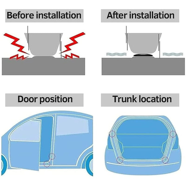 SearchFindOrder Auto Guard Door Bumper Shield Kit