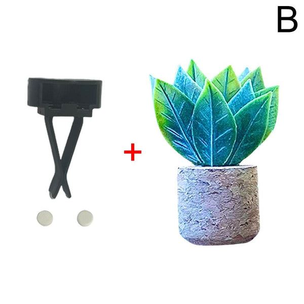 SearchFindOrder B 3D Artificial Plants Shape Innovative Car Fragrance Sculpt