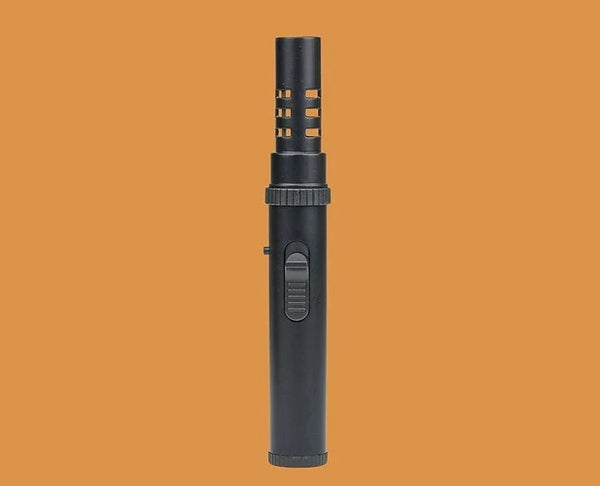 SearchFindOrder B-Black / CHINA Lightsaber 360° Wind Guard Butane Lighter Metal Torch for Outdoor Adventures, BBQ, Welding, & Cigars