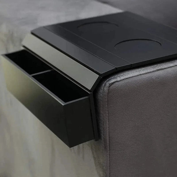 SearchFindOrder Bamboo Wood Foldable Sofa Armrest Tray