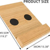 SearchFindOrder Bamboo Wood Foldable Sofa Armrest Tray