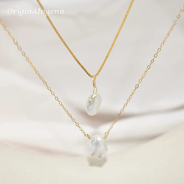 SearchFindOrder Baroque Pearl Necklace