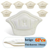 SearchFindOrder Beige 10mm-6pcs / China Adjustable Sport Shoe Heel Pads for Pain Relief & Protection (6pcs)