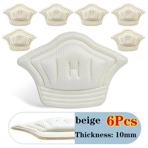SearchFindOrder Beige 10mm-6pcs / China Adjustable Sport Shoe Heel Pads for Pain Relief & Protection (6pcs)