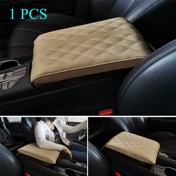 SearchFindOrder Beige Central Car Armrest Console Cushion
