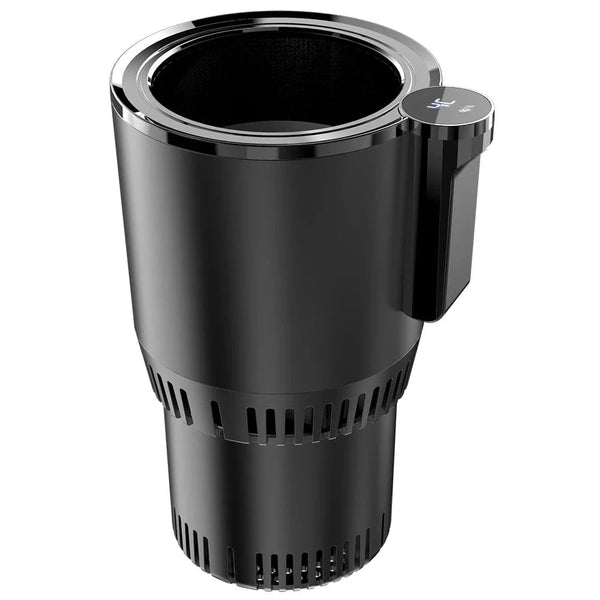 SearchFindOrder Black 2-in-1 Portable Smart Car Cup Cooler & Warmer