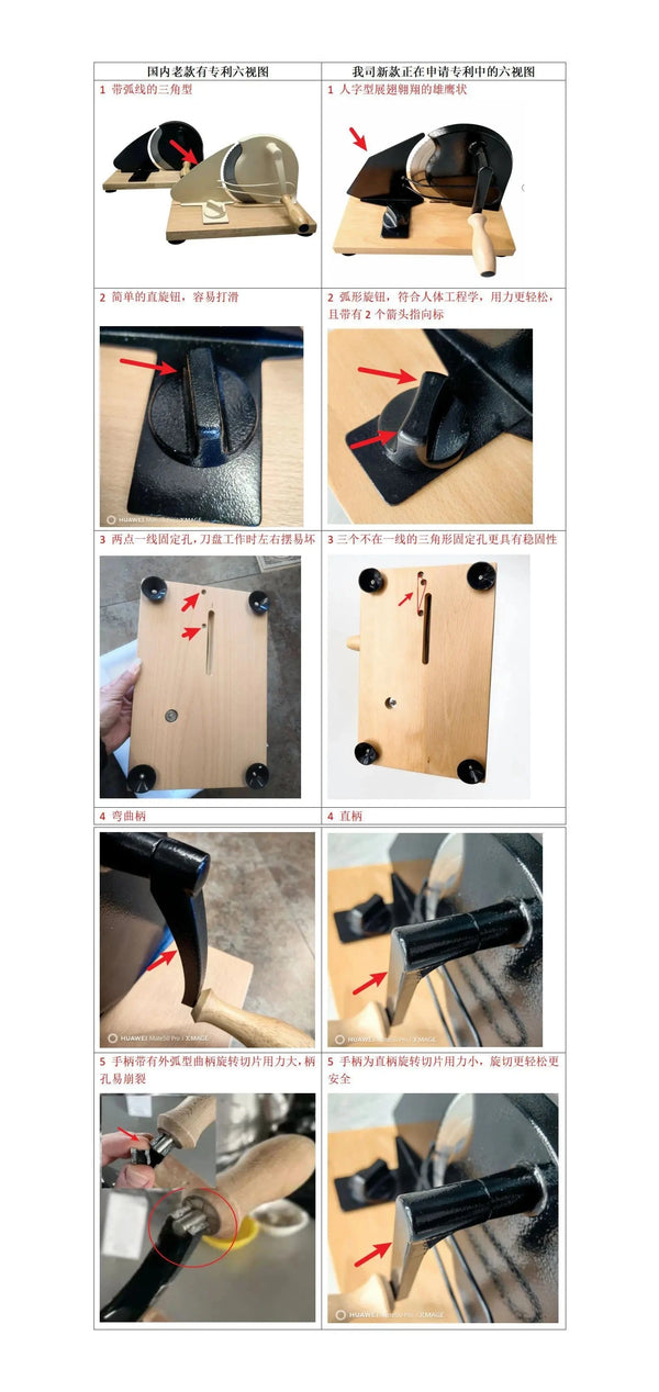 SearchFindOrder Black / 320x220x220 Hand Bread Slicer