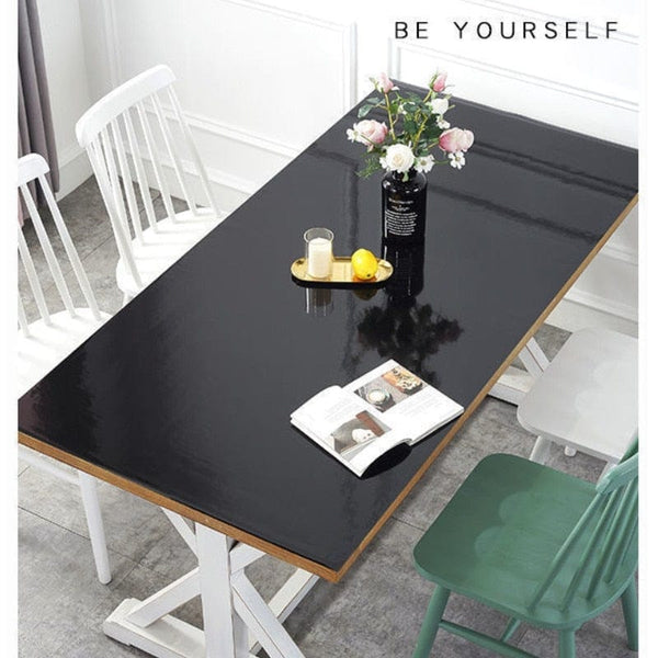 SearchFindOrder Black / 80x120cm / China Crystal Clear GuardPremium Waterproof Frosted Table Cover