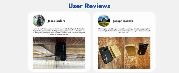 SearchFindOrder Black And Box Mini Portable Pocket Flashlight