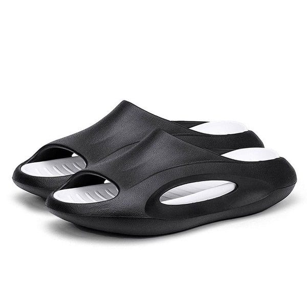 SearchFindOrder Black D / 36-37(22.5-23cm) Unisex Futuristic Beach Slippers