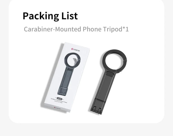 SearchFindOrder Black Dual-Sided Magnetic Phone Tripod