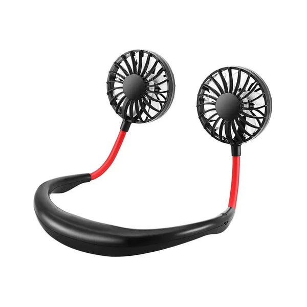 SearchFindOrder Black Mini USB Portable Neck Fan