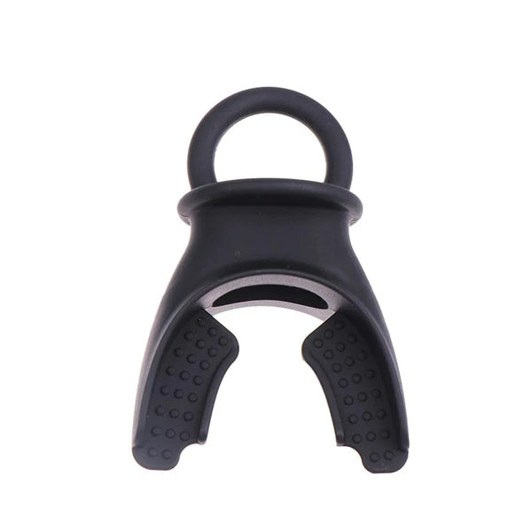 SearchFindOrder Black Mouth Piece Breathing Trainer for Respiratory Strength