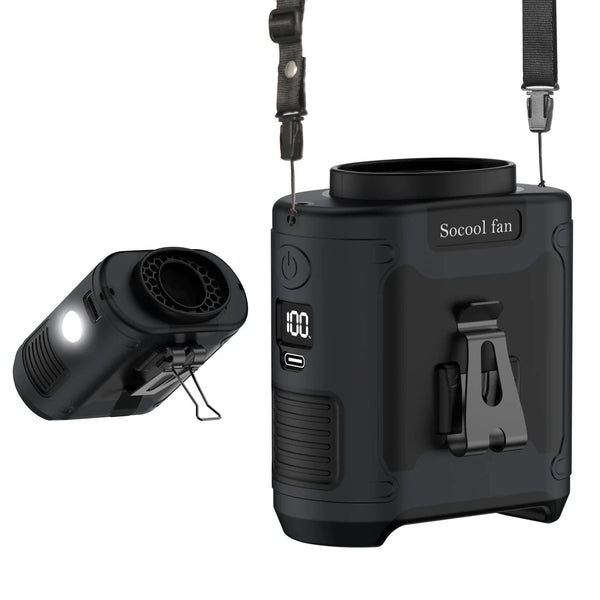 SearchFindOrder Black Portable Waist Fan
