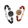 SearchFindOrder Black Red Eterna TouchConnected Distance Bracelets for Couples