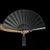 SearchFindOrder black / Ribs Pattern A Silk Steel Self-Defense Fan Elegant Kung Fu Mastery and Artful Craftsmanship