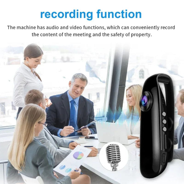 SearchFindOrder Black Stealth View 1080P Compact Body Cam