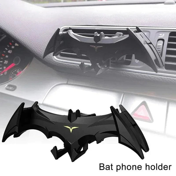 SearchFindOrder Black Superhero Car Phone Mount Air Vent Clip for iPhone