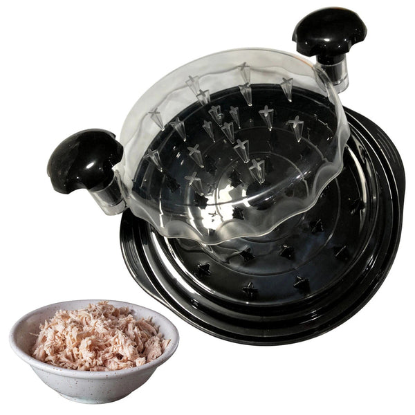 SearchFindOrder black Transparent Cover Chicken Meat Shredder