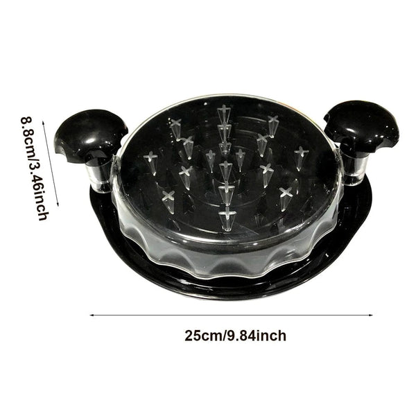 SearchFindOrder Black Transparent Cover Chicken Meat Shredder