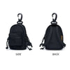 SearchFindOrder Black Waterproof Mini Key Backpack