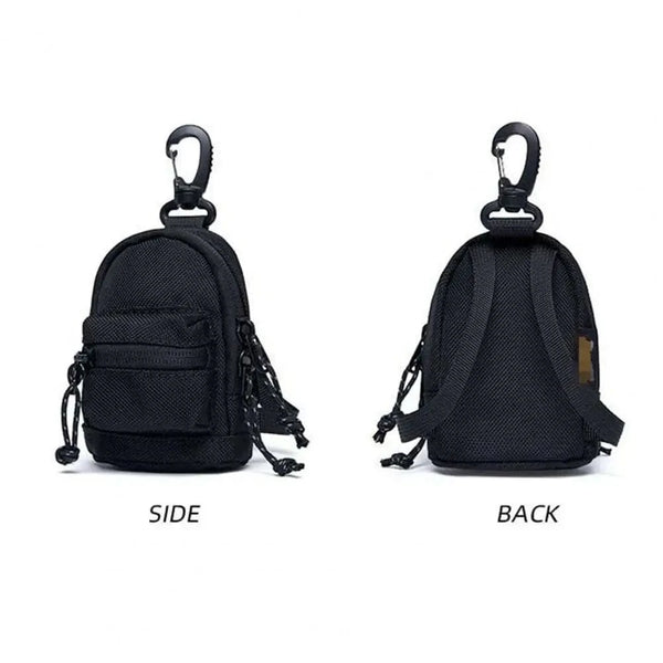 SearchFindOrder Black Waterproof Mini Key Backpack